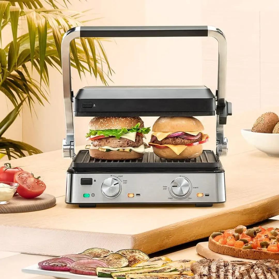 Braun CG7020 Tosti Apparaat - 2000W - Zwart/Roestvrijstaal