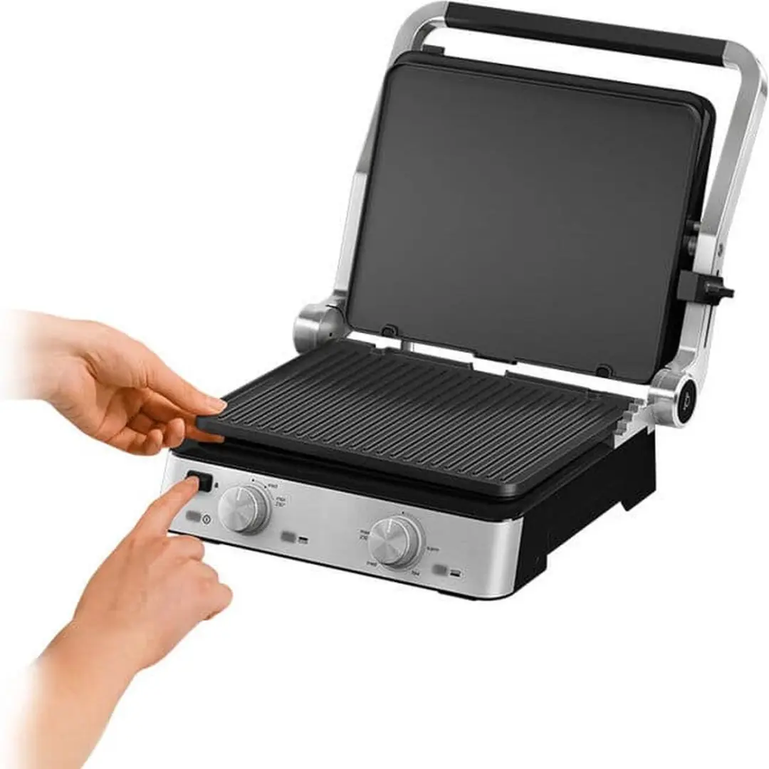 Braun CG7020 Tosti Apparaat - 2000W - Zwart/Roestvrijstaal