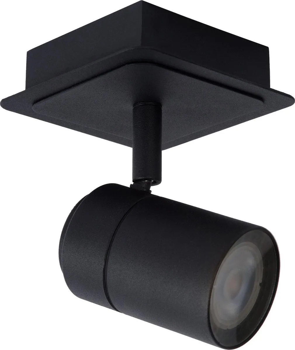 Lucide Lennert Plafondspot LED GU10 5W 3000K - Zwart