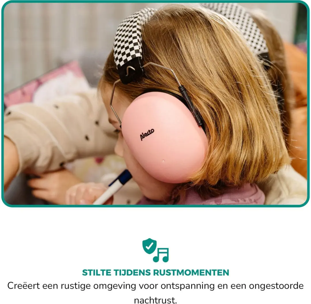 Alecto BV-71 Gehoorbescherming Kinderen - Roze