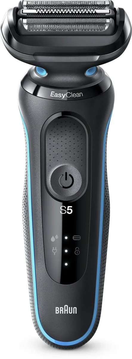 Braun Series 5 50-M1000s Scheerapparaat - 3 Mesjes - Zwart/Blauw
