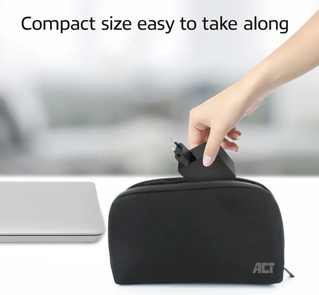 ACT City Accessoire Travel Organizer AC8501 - 7 Vakken - Zwart
