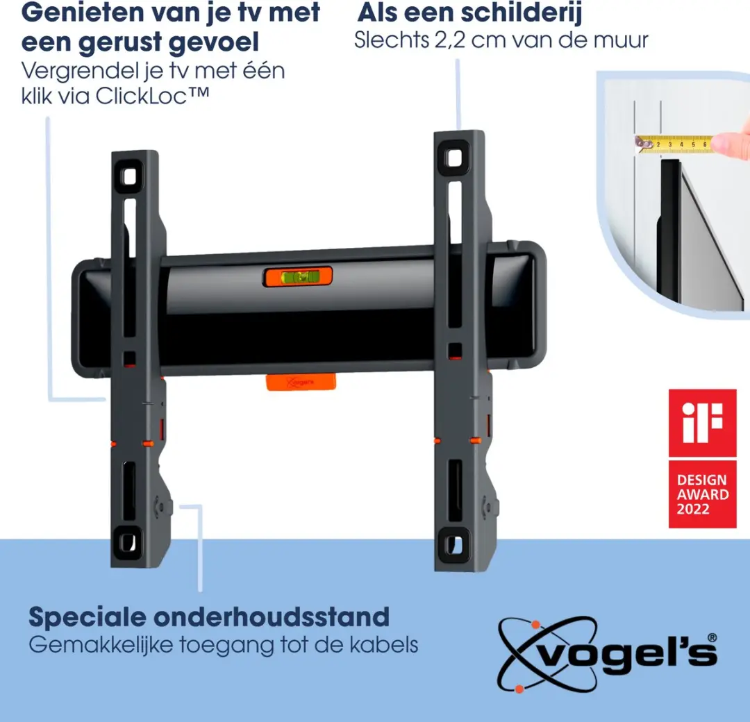 Vogel's COMFORT TVM 3205 TV-Beugel - 19-50" - 30kg - Zwart