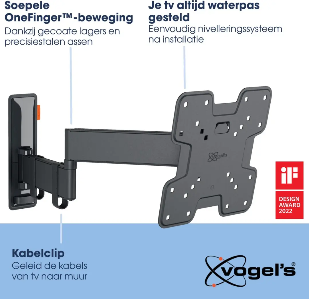 Vogel's COMFORT TVM 3245 Draai-Kantel TV-Beugel 15kg - Zwart