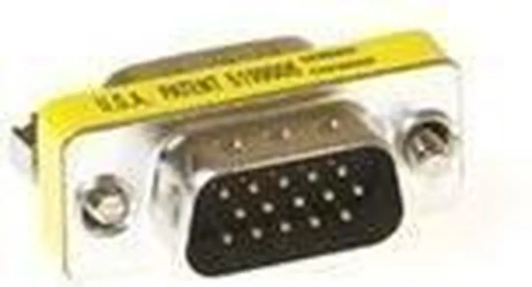 ACT AB9055 Mini Gender Changer - Zilver/Geel - afbeelding 2 van 2