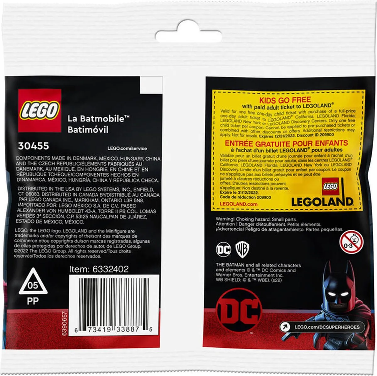 LEGO DC Superheroes Batmobile 30455 - PolyBag - afbeelding 2 van 5