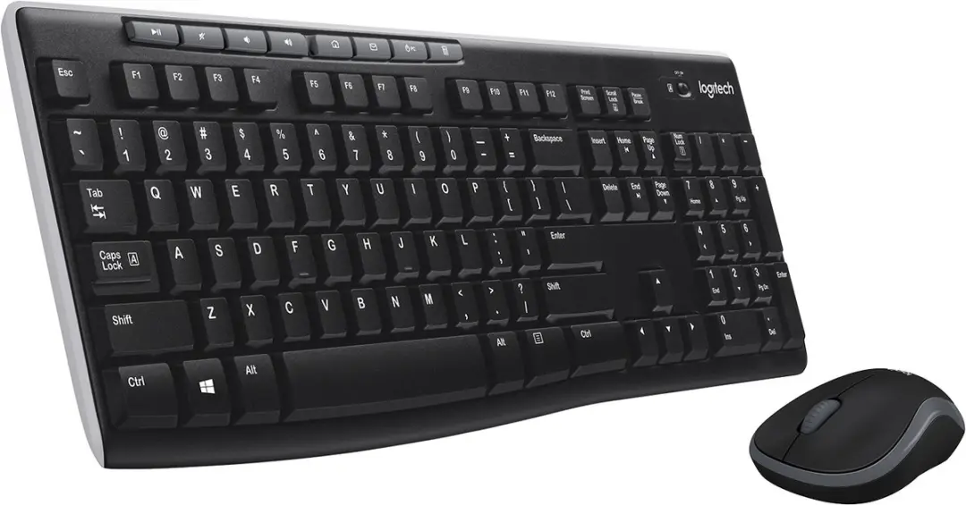 Logitech MK270 Draadloos Toetsenbord & Muis Set - Zwart