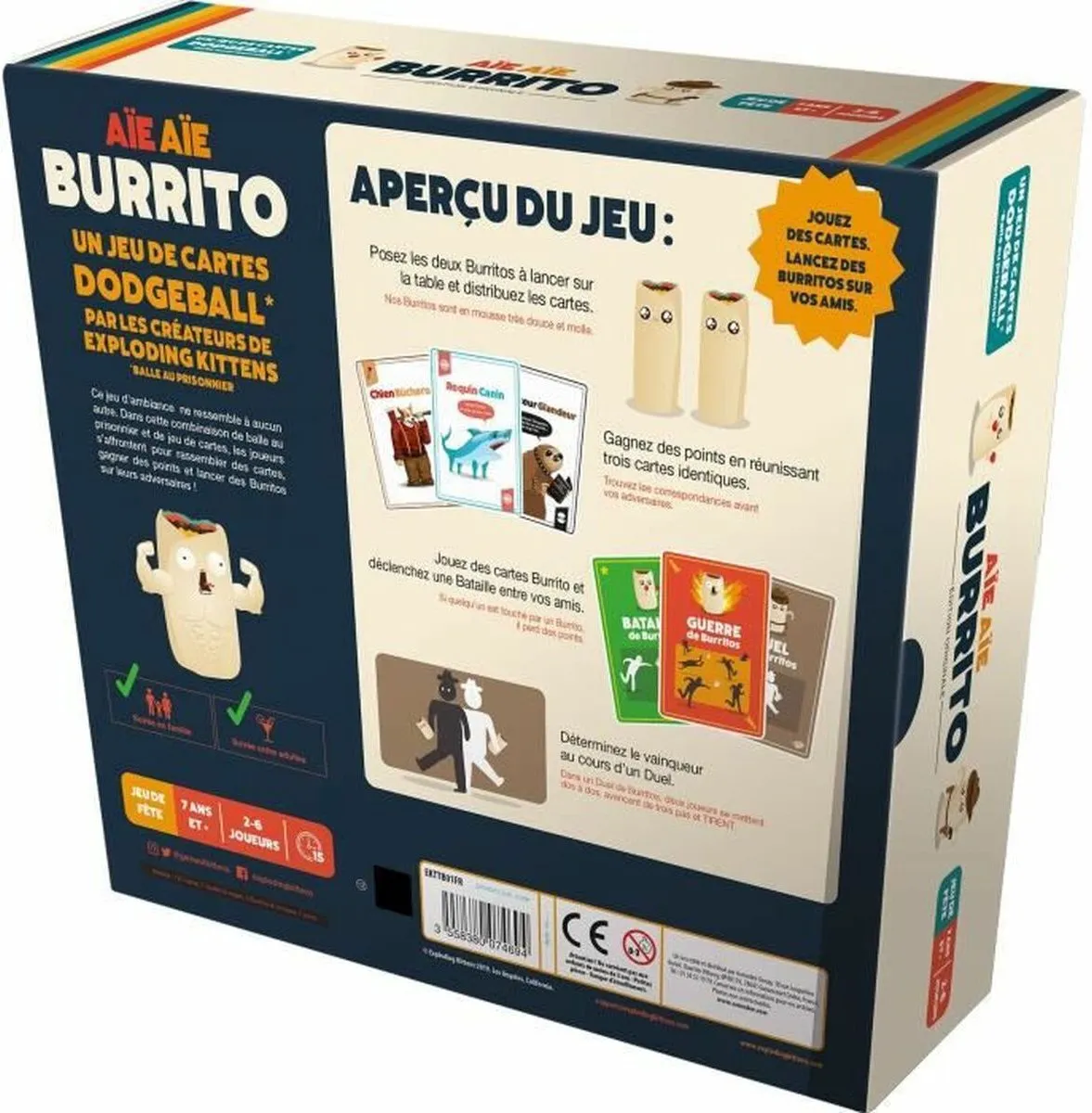 Asmodee Aïe Aïe Burrito Bordspel - 2-6 Spelers
