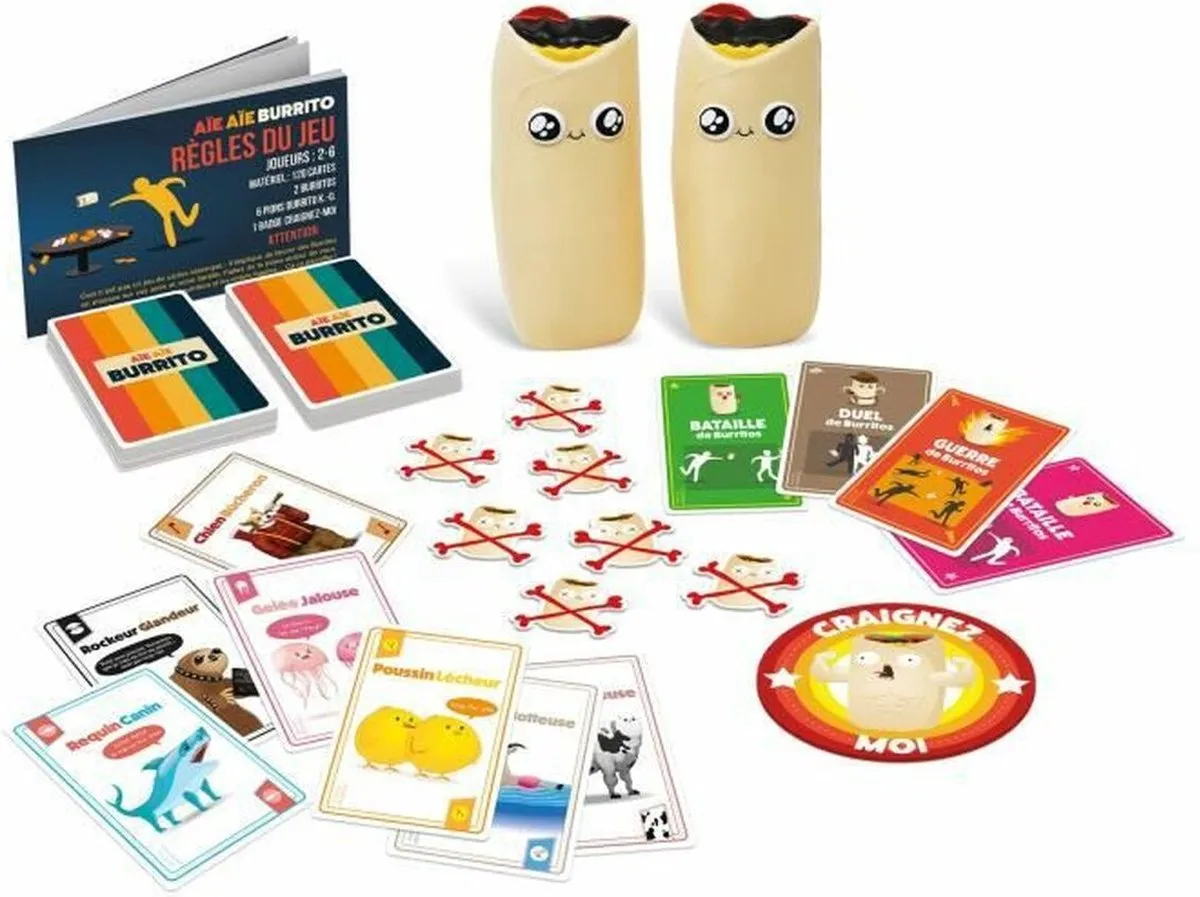 Asmodee Aïe Aïe Burrito Bordspel - 2-6 Spelers