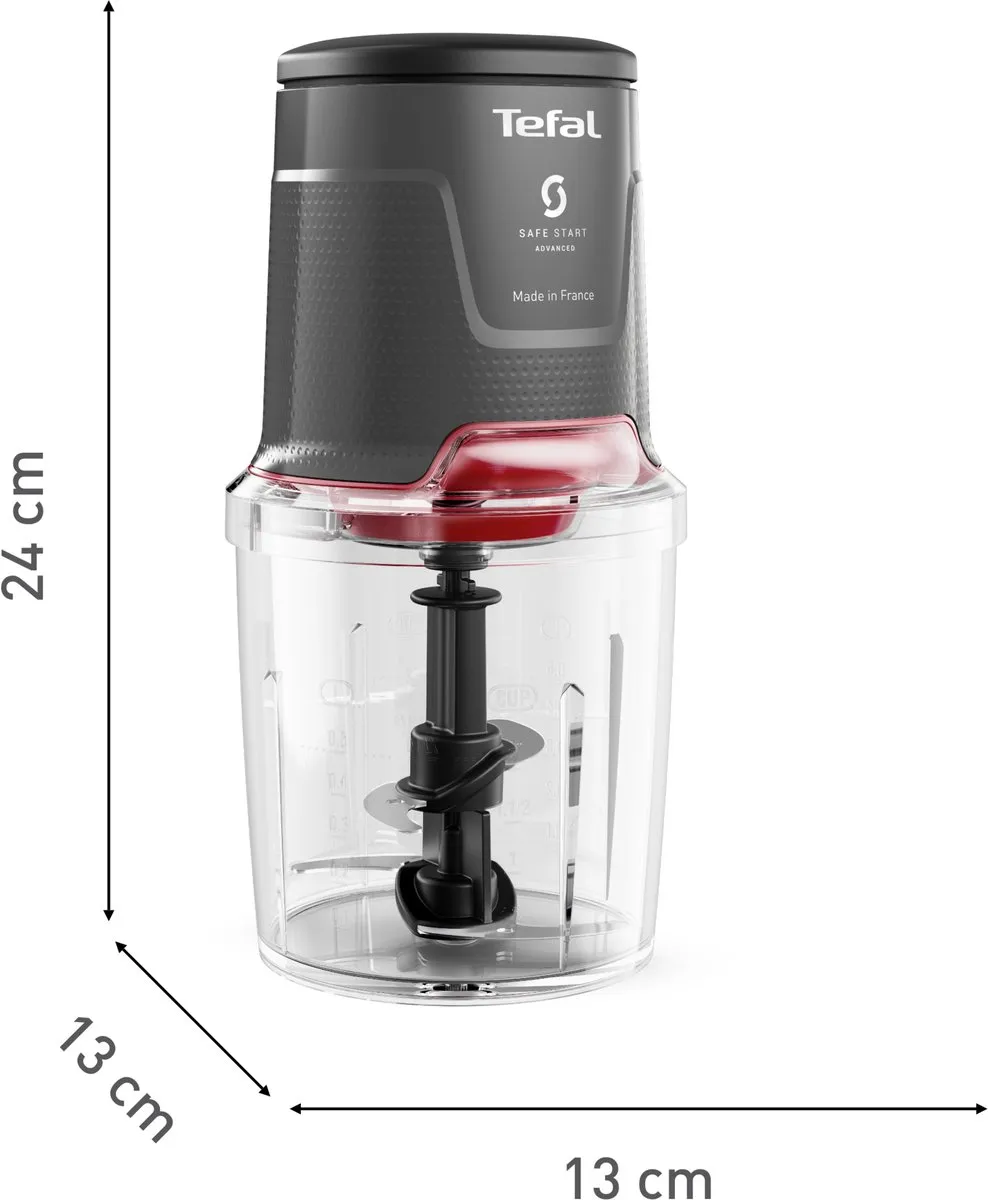 Tefal Easy Press MQ740H Hakmolen - 500W - 4 Messen - Zwart - afbeelding 6 van 6