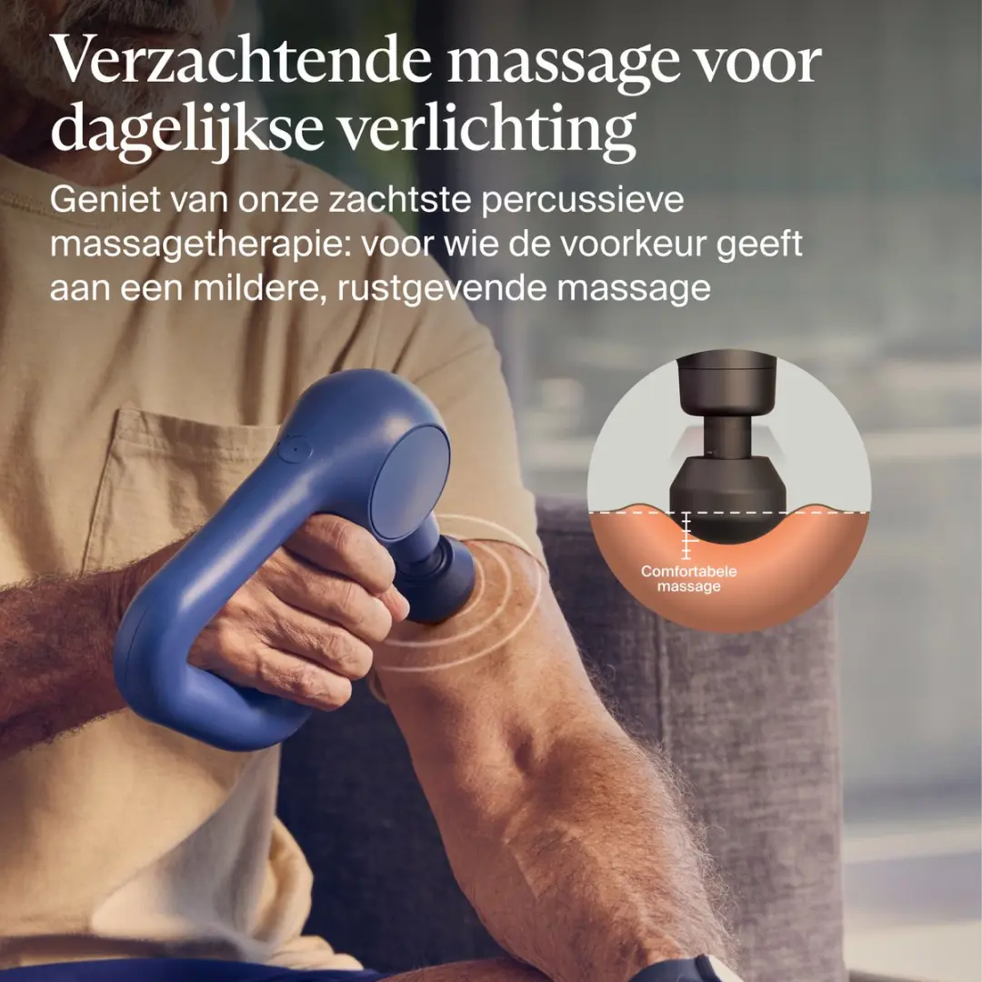 Therabody Theragun Relief Massagepistool - 3 Opzetstukken - Blauw