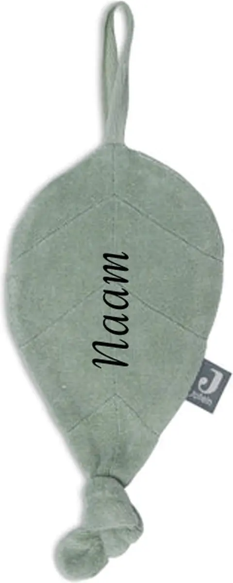 Jollein Speendoekje Ash Green met naam geborduurd