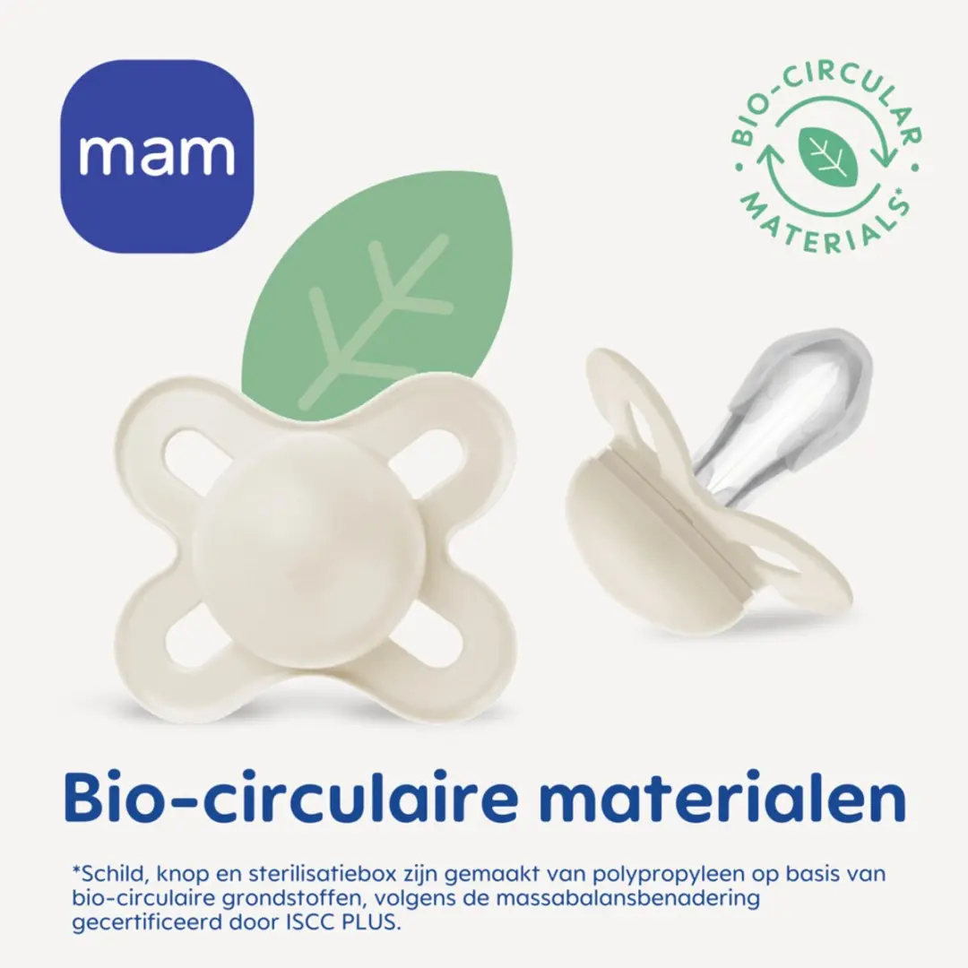 MAM Original Start Fopspeen 0-2 maanden - 2 Stuks - Beige