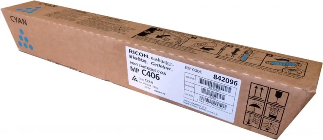 Ricoh Cyan Toner 842096 - 4500 Pagina's - o.a. MP C306ZSP - afbeelding 6 van 6