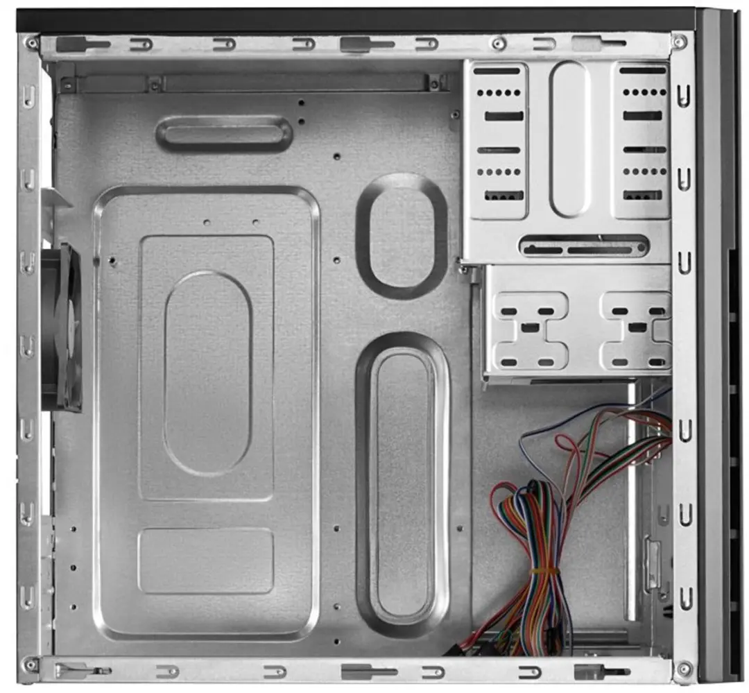 Antec VSK3000B-U3 Micro ATX Midtower - 1x 2.5" 2x 3.5" - Zwart