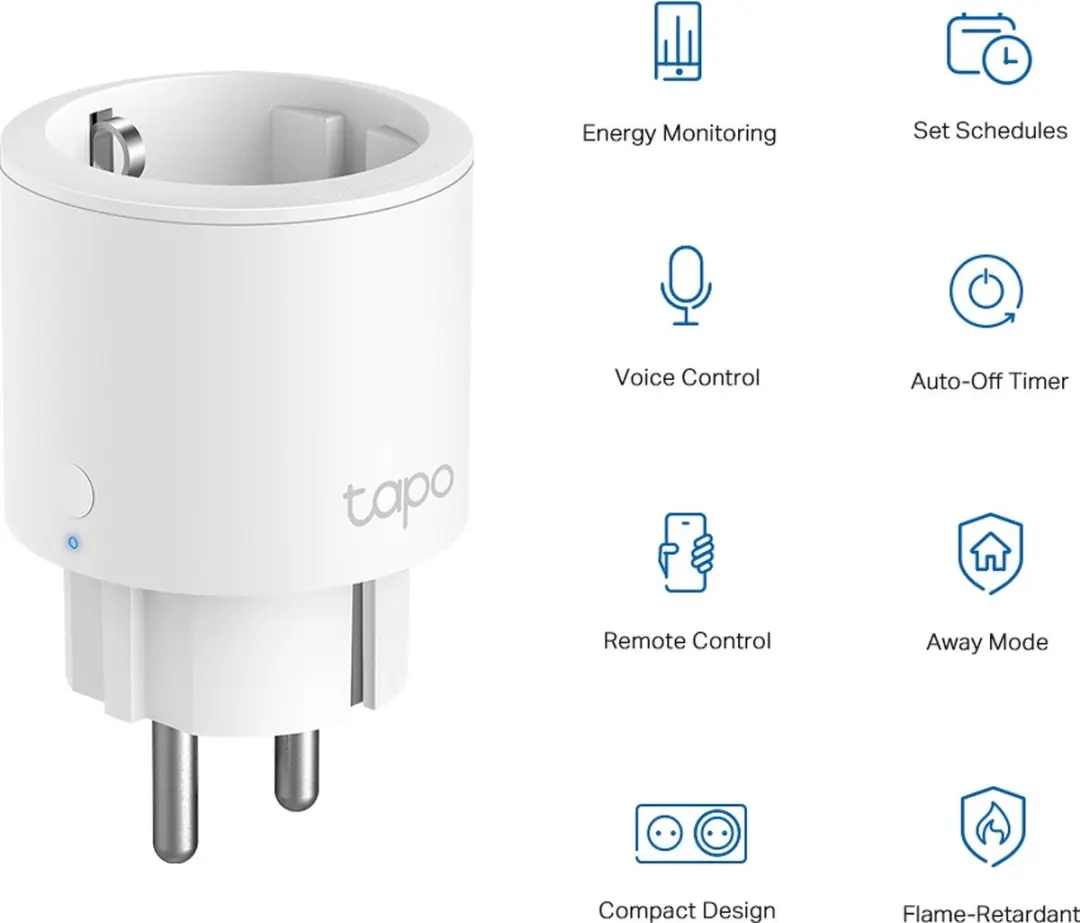 TP-Link Tapo P115 Slimme Stekker - 4 Stuks - Energiebewaking