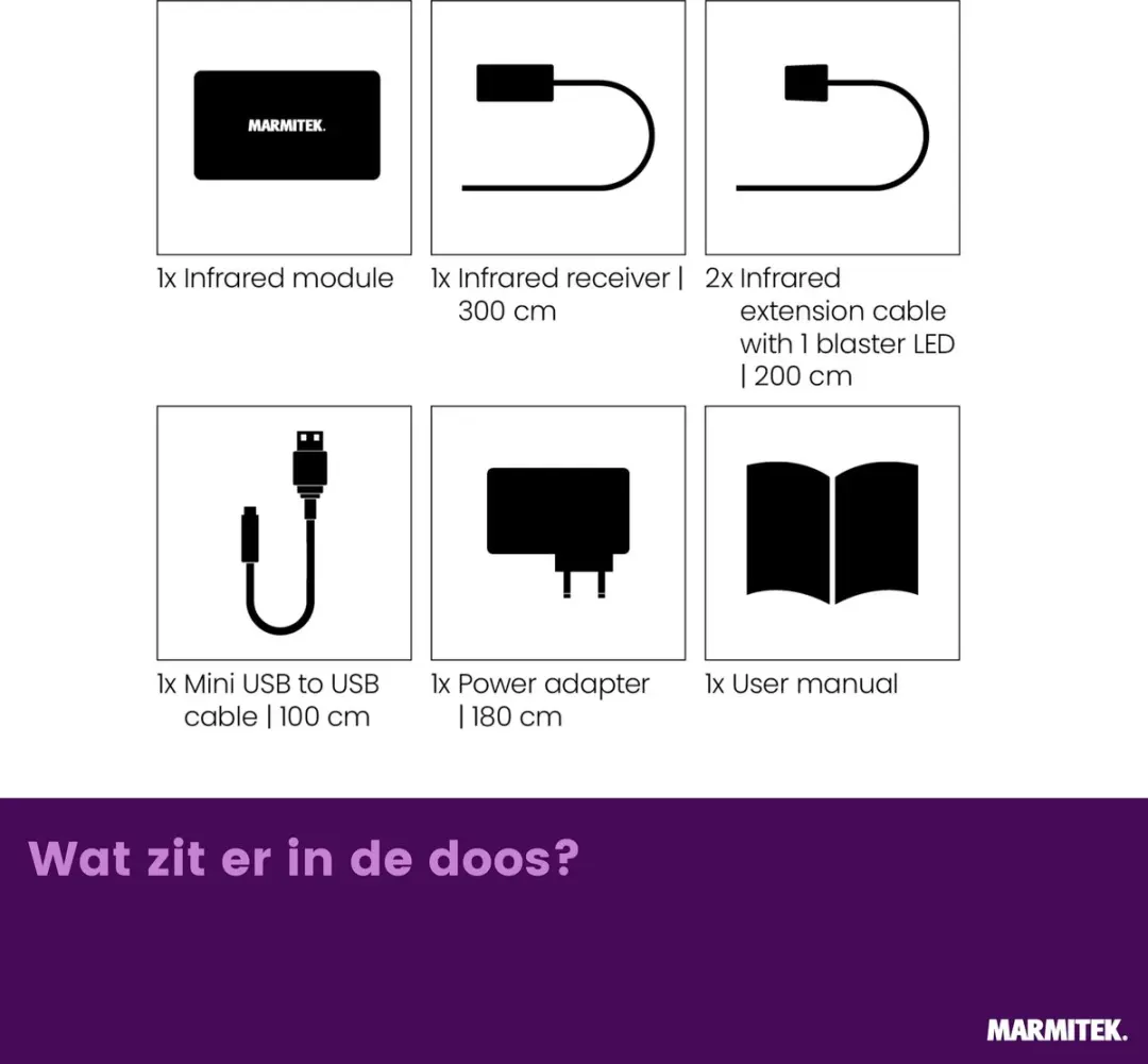 Marmitek Invisible Control 6 XTRA Infrarood Verlenger - 25008147 - afbeelding 6 van 6