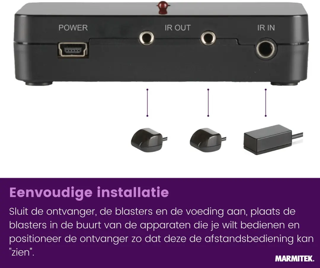 Marmitek Invisible Control 6 XTRA Infrarood Verlenger - 25008147