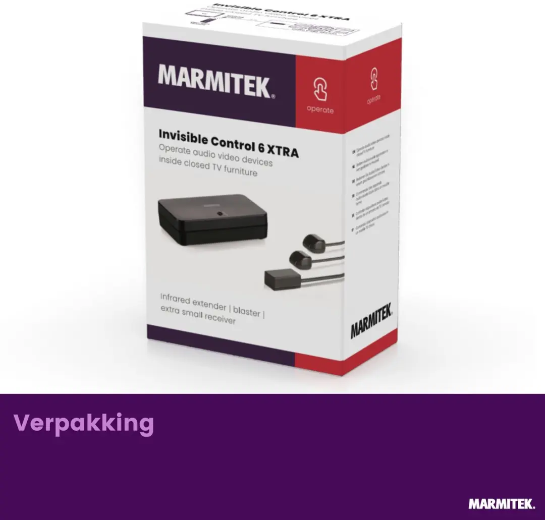 Marmitek Invisible Control 6 XTRA Infrarood Verlenger - 25008147
