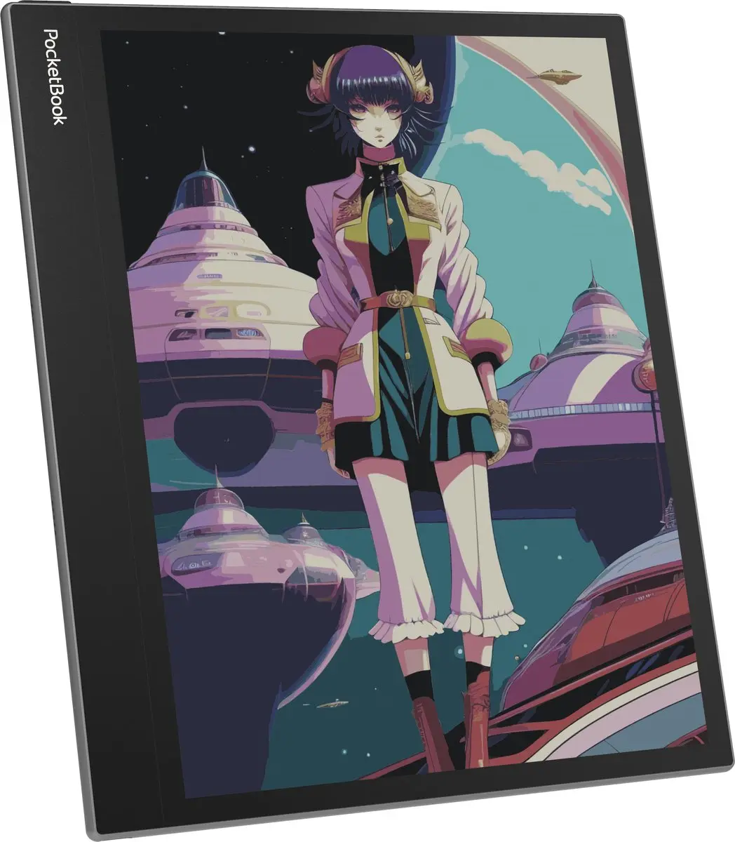 PocketBook InkPad Eo PB1042-M-WW E-Reader - 10.3" Kaleido 3 Kleurenscherm 64GB - Mist Grey