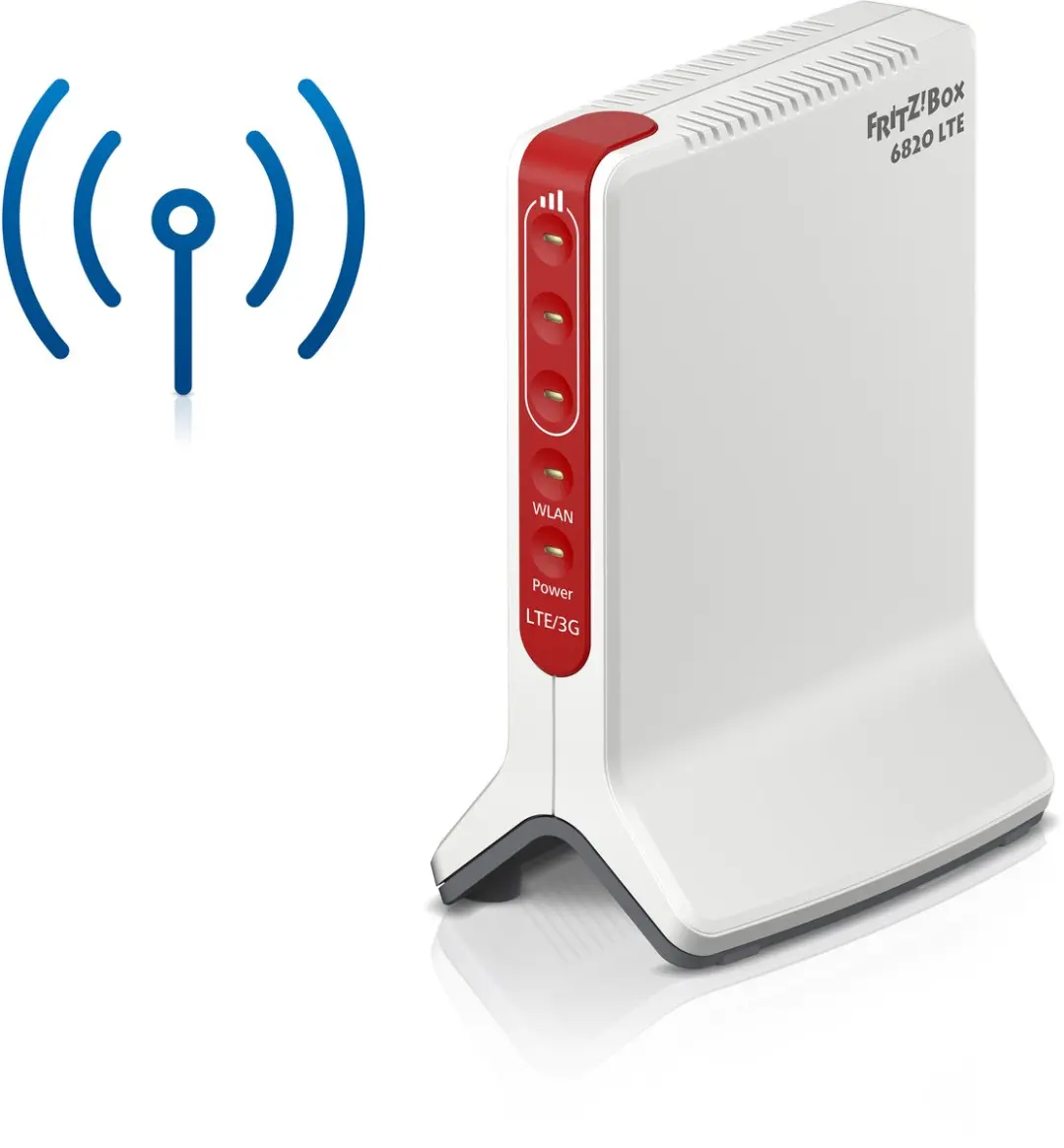 FRITZ!Box 6820 LTE Draadloze Router - 4G - Rood/Wit