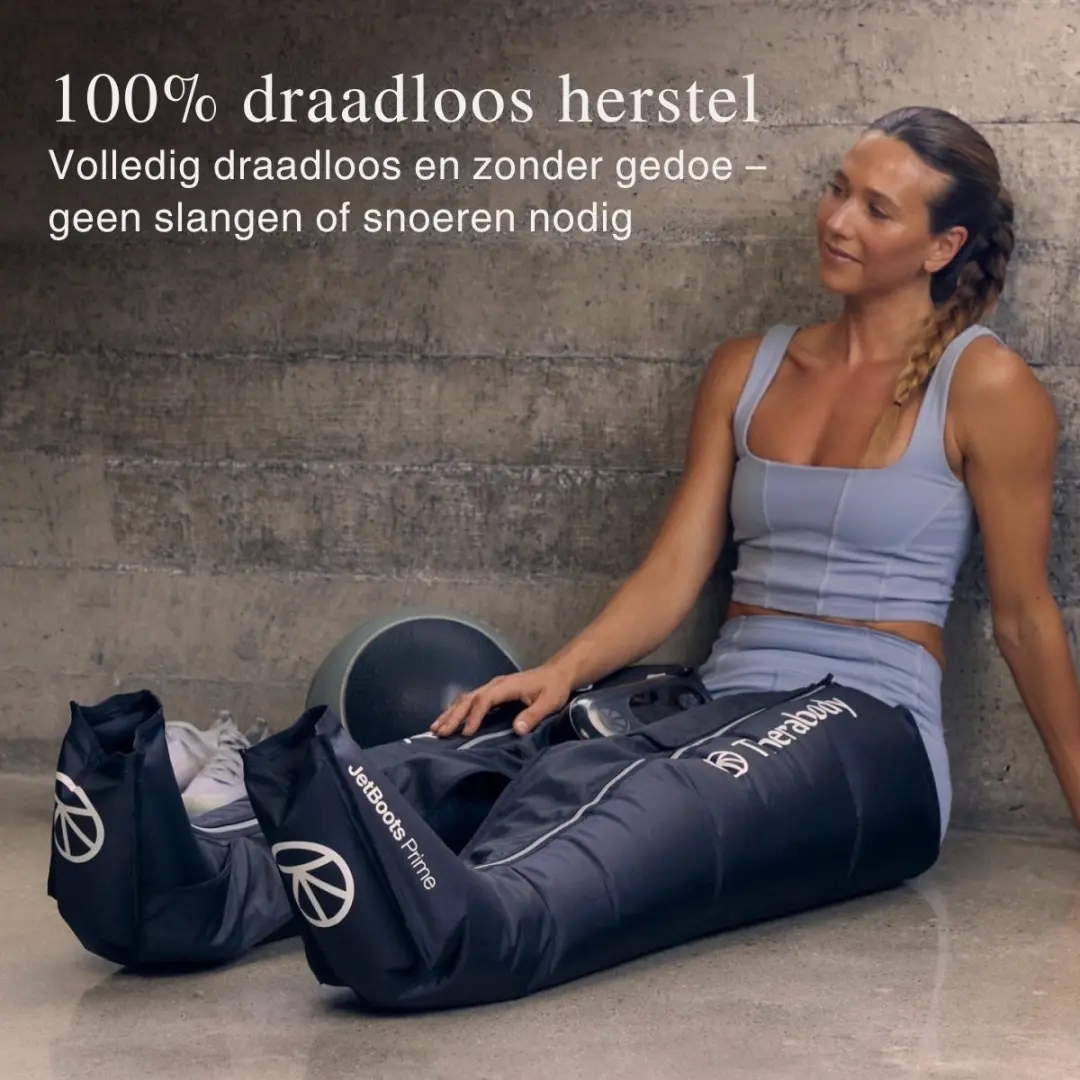 Therabody JetBoots Prime Compressielaarzen - Zwart