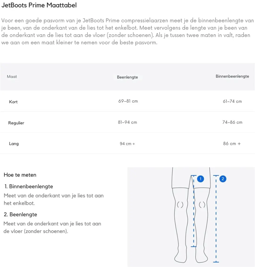 Therabody JetBoots Prime Compressielaarzen - Zwart