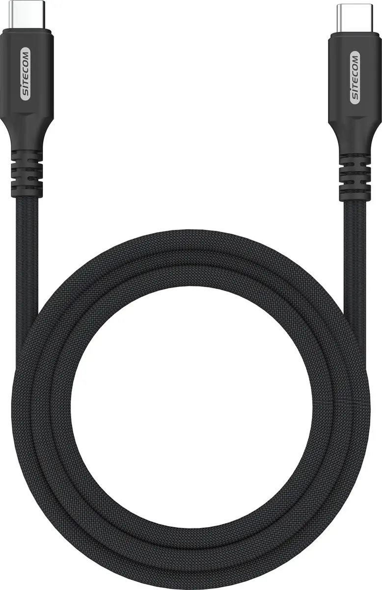 Sitecom USB-C Full Feature Kabel 1,2m - 4K 60Hz Video & Opladen