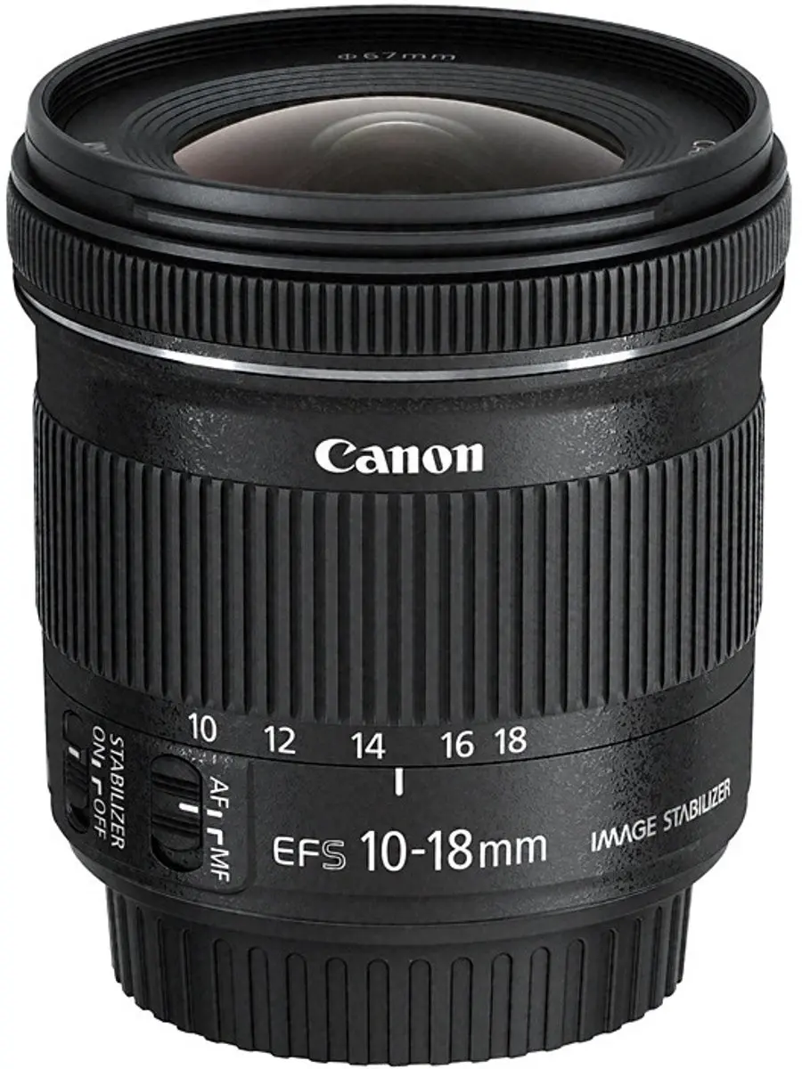 Canon EF-S 10-18mm f/4.5-5.6 IS STM - Zwart