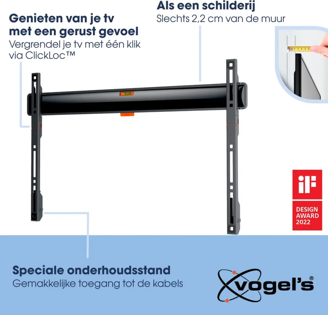 Vogel's COMFORT TVM 3605 TV-Beugel 40-100" - 75kg - Zwart