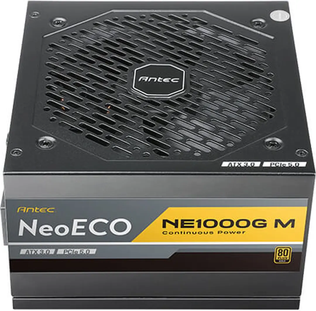 Antec Neo ECO Modular NE1000G M ATX3.0 Voeding 1000W - Zwart
