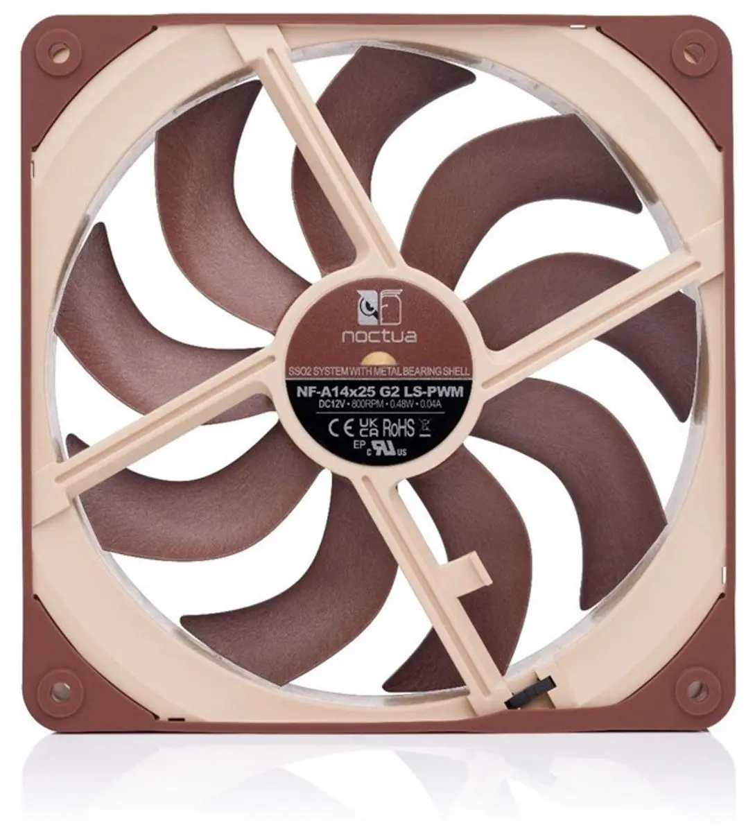 Noctua NF-A14x25 G2 LS-PWM Behuizingsventilator 140mm