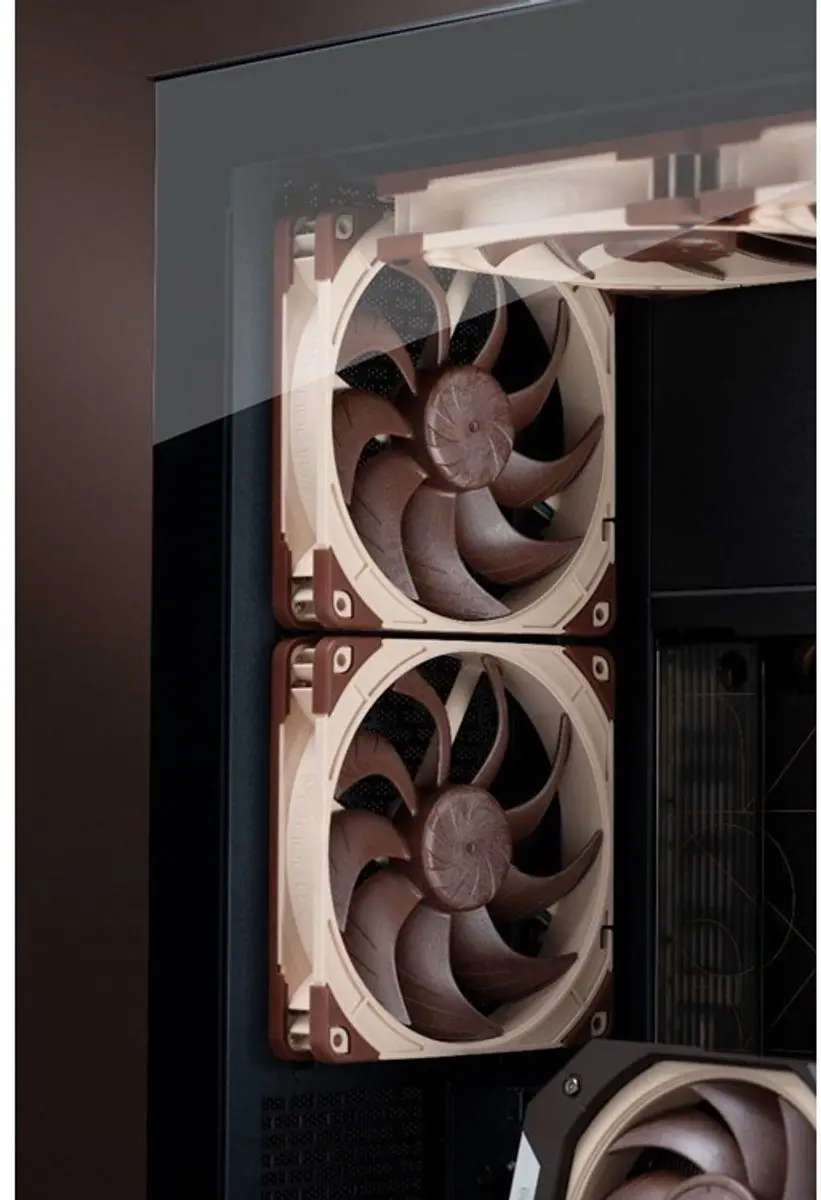 Noctua NF-A14x25 G2 LS-PWM Behuizingsventilator 140mm - Beige/Brown