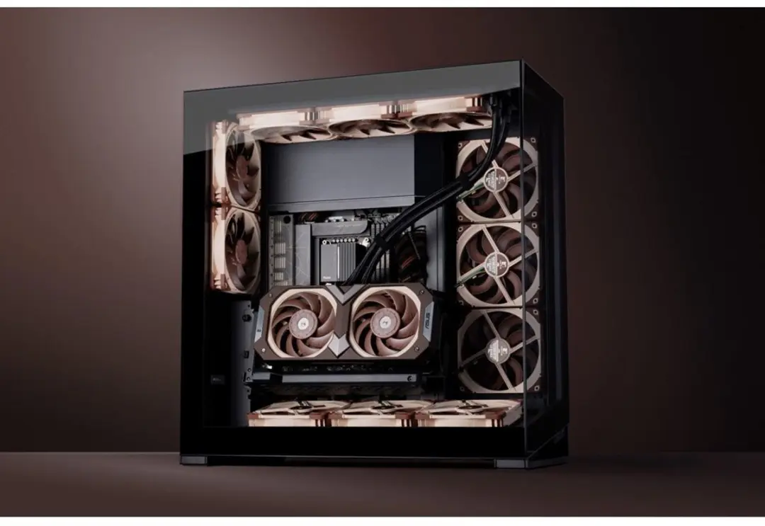 Noctua NF-A14x25 G2 LS-PWM Behuizingsventilator 140mm - Beige/Brown