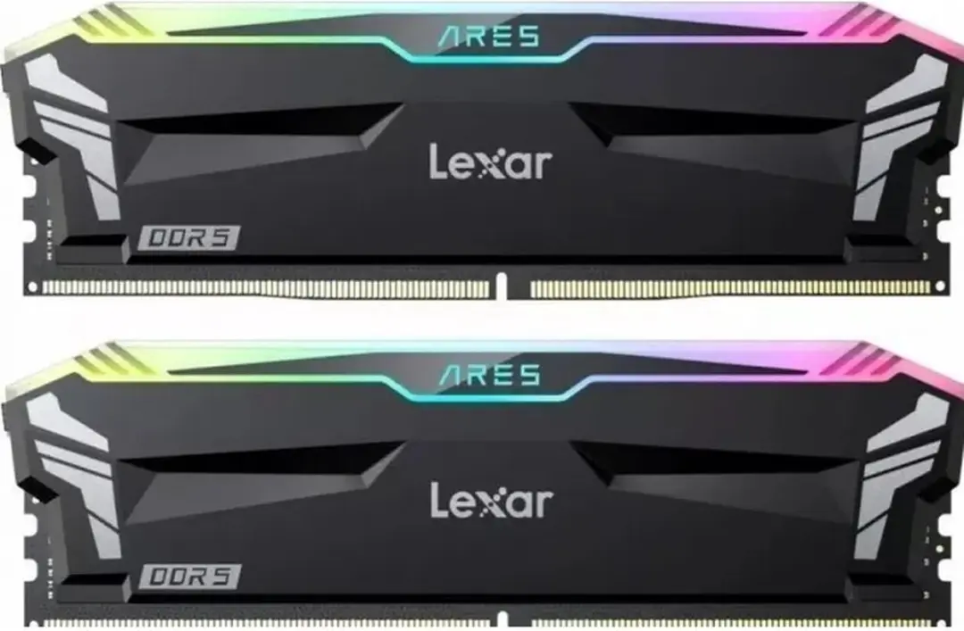 Lexar Ares RGB LD5U16G68C34LA-RGD DDR5 32GB 2x16GB - 6800MHz - RGB - Zwart