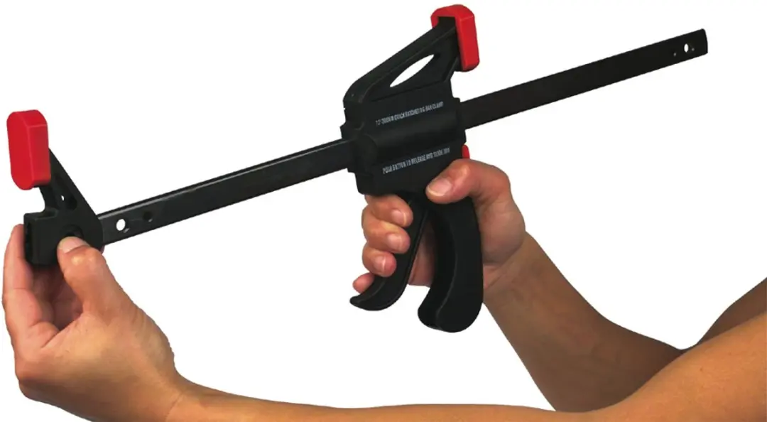 Brüder Mannesmann Snelspan Lijmklemmenset 4-delig - Verzinkt staal - Bereik 150mm/300mm