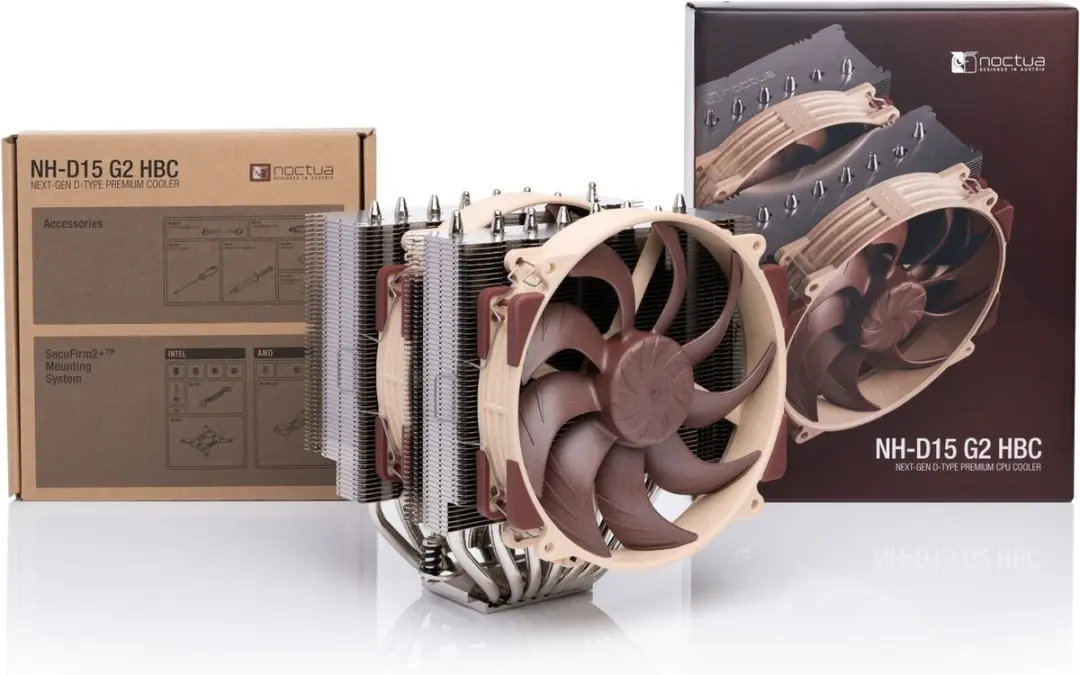 Noctua NH-D15 G2 HBC Koelblok - 2x 14cm Ventilatoren - Zwart