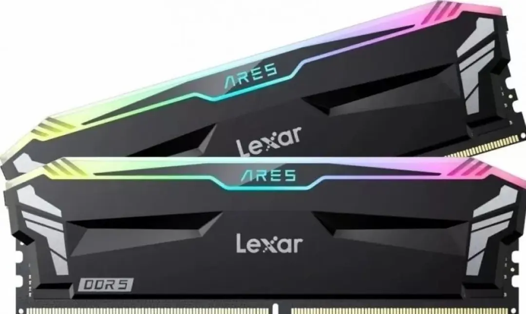 Lexar Ares RGB LD5U16G72C34LA-RGD DDR5 32GB (2x16GB) - 7200MHz - RGB - Zwart