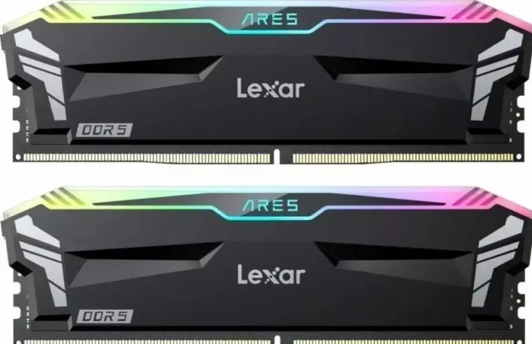 Lexar Ares RGB LD5U16G72C34LA-RGD DDR5 32GB (2x16GB) - 7200MHz - RGB - Zwart