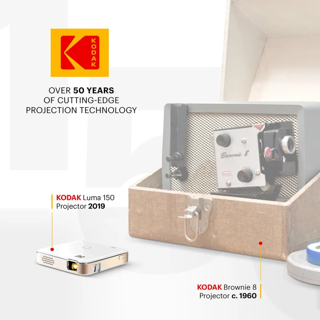 Kodak Luma 150 Portable Projector - 150 Lumen - Wit