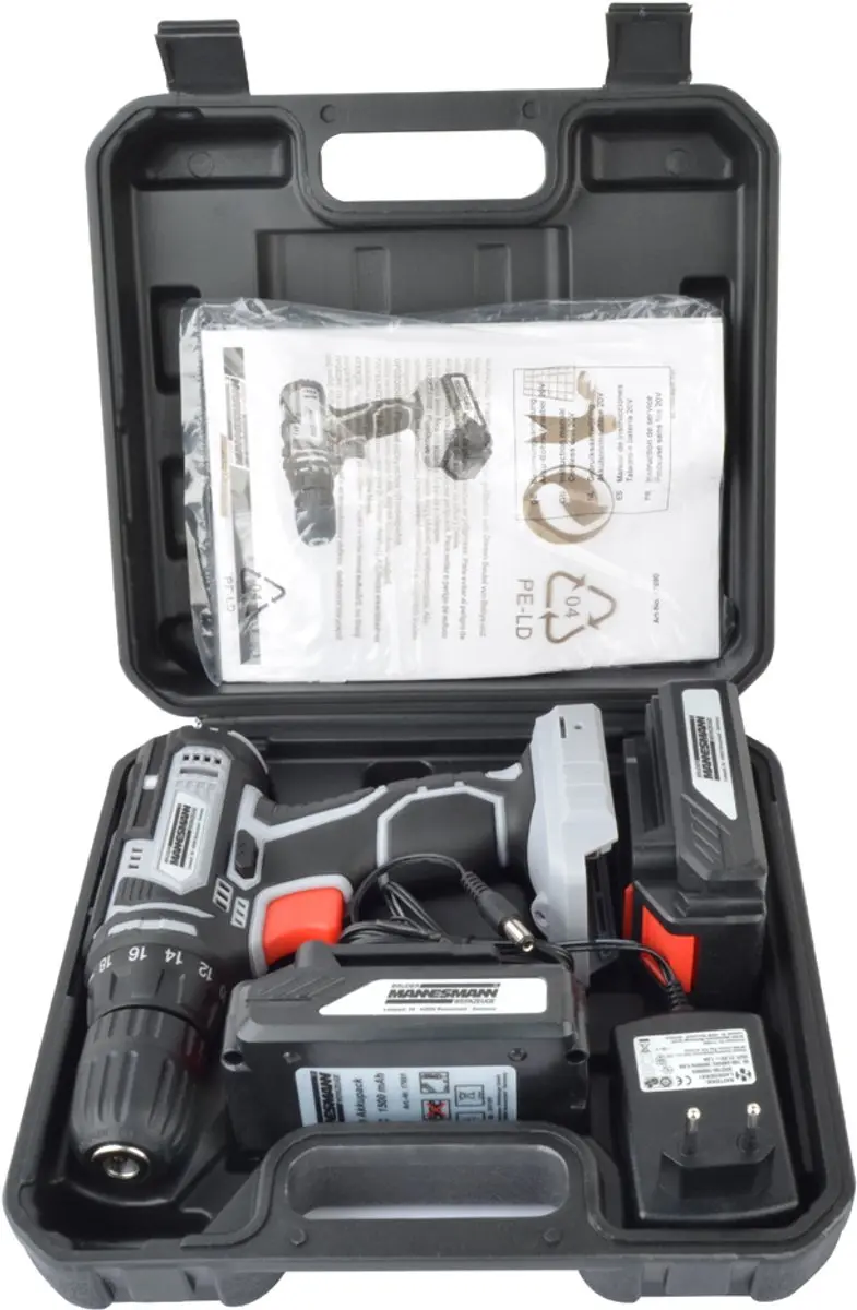 Brüder Mannesmann M17691 Gereedschapsaccu 20V 1.5Ah Li-ion