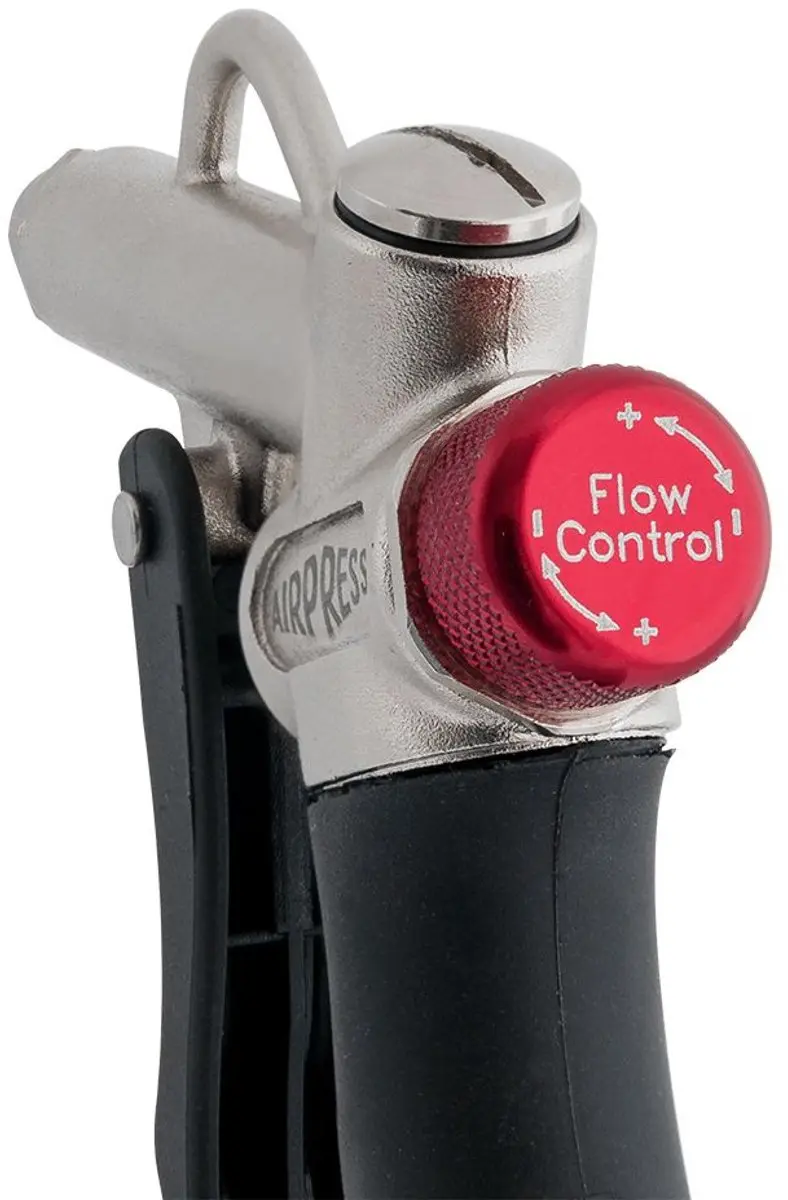 Airpress Blaaspistool 2 Weg - 1/4" Binnendraad - Rood/Zilver/Zwart