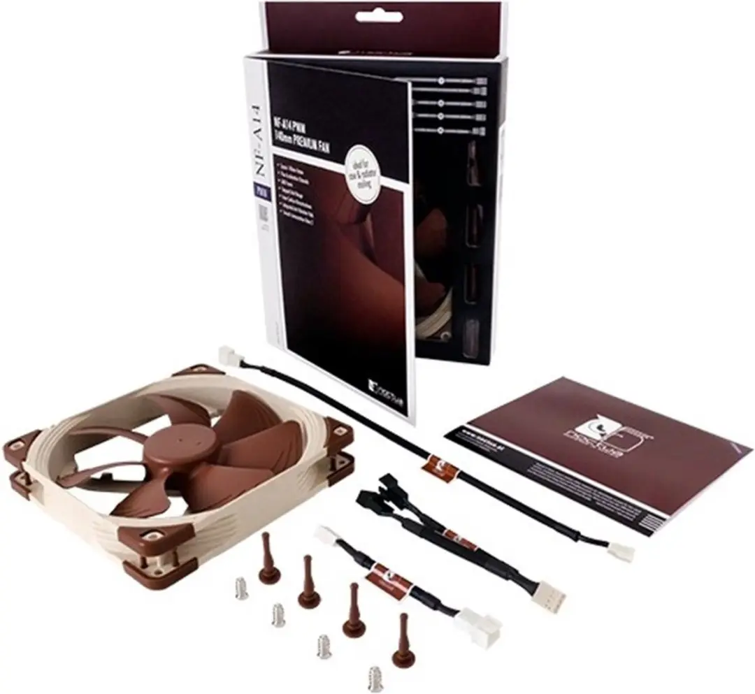 Noctua NF-A14 PWM 140mm Ventilator - Bruin
