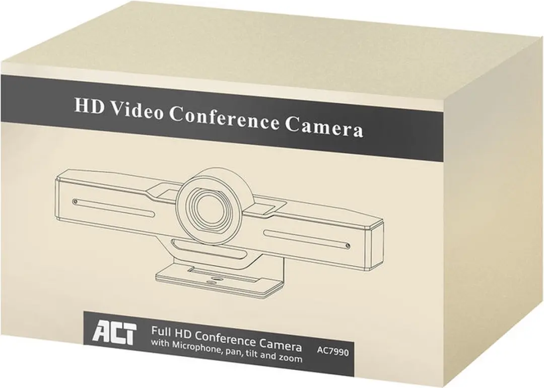 ACT AC7990 Full HD Conference Camera - Zwart