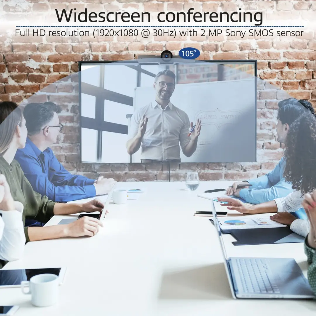 ACT AC7990 Full HD Conference Camera - Zwart