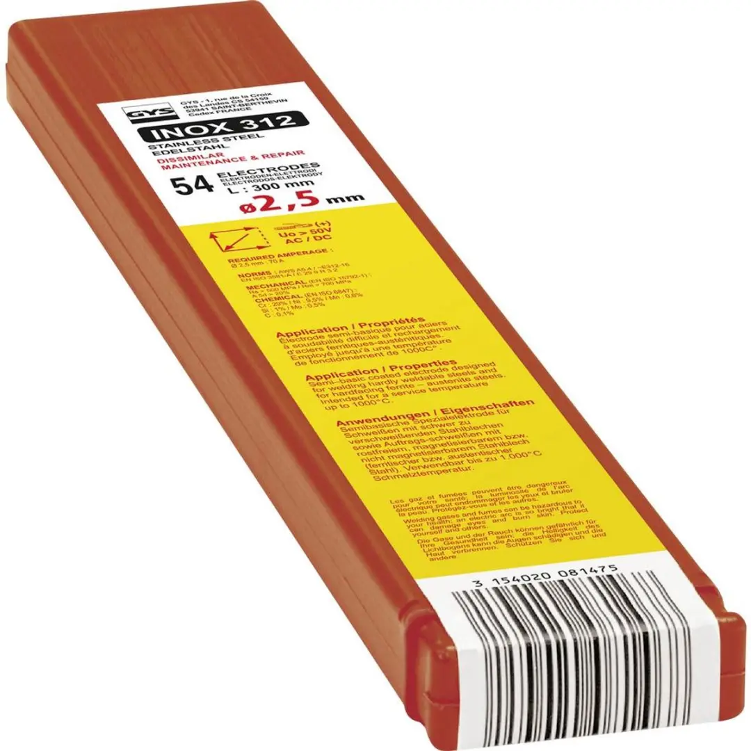 Gys 312 R Laselektrode 2.5x300mm - 54 Stuks