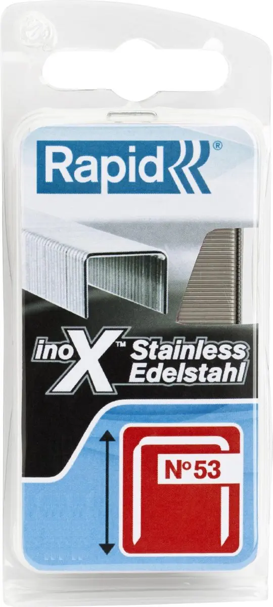 Rapid Nieten No 53 RVS 8mm - 1080 Stuks