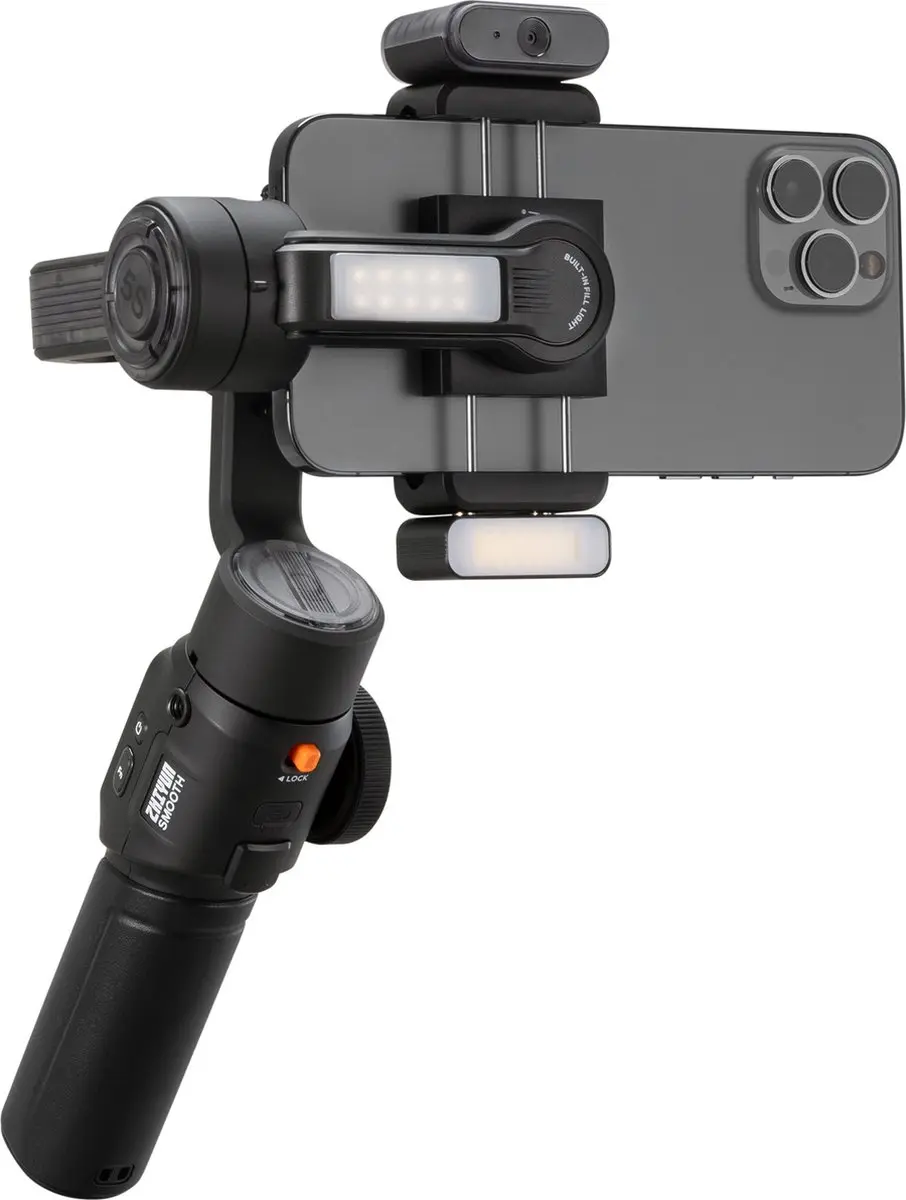 Zhiyun Smooth 5S AI Gimbal Pro Set - Smartphone - 2600mAh - Zwart