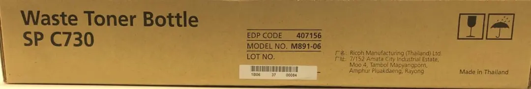 Ricoh SP C730 Waste Toner Bottle 407156 - 17.000 Pagina's