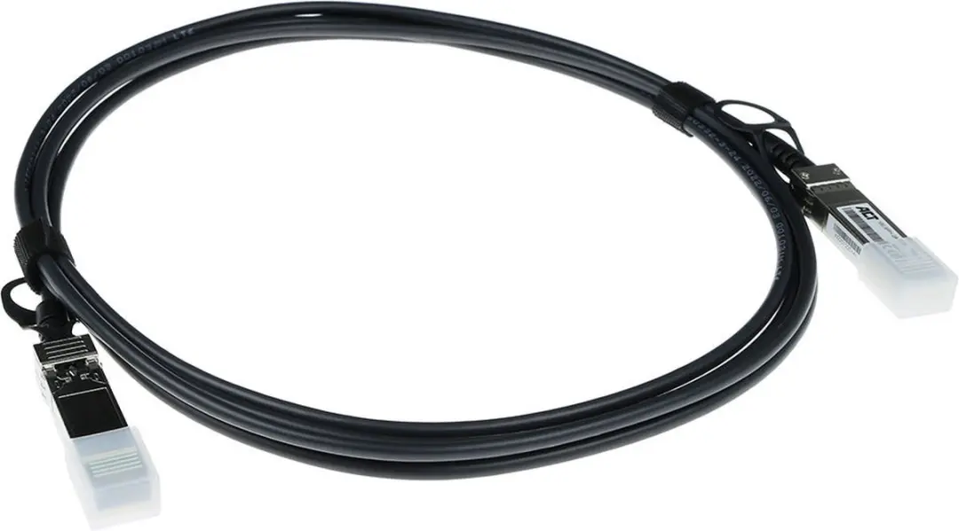 ACT TR0405 SFP+ Passieve DAC Twinax Kabel - 5m - Zwart